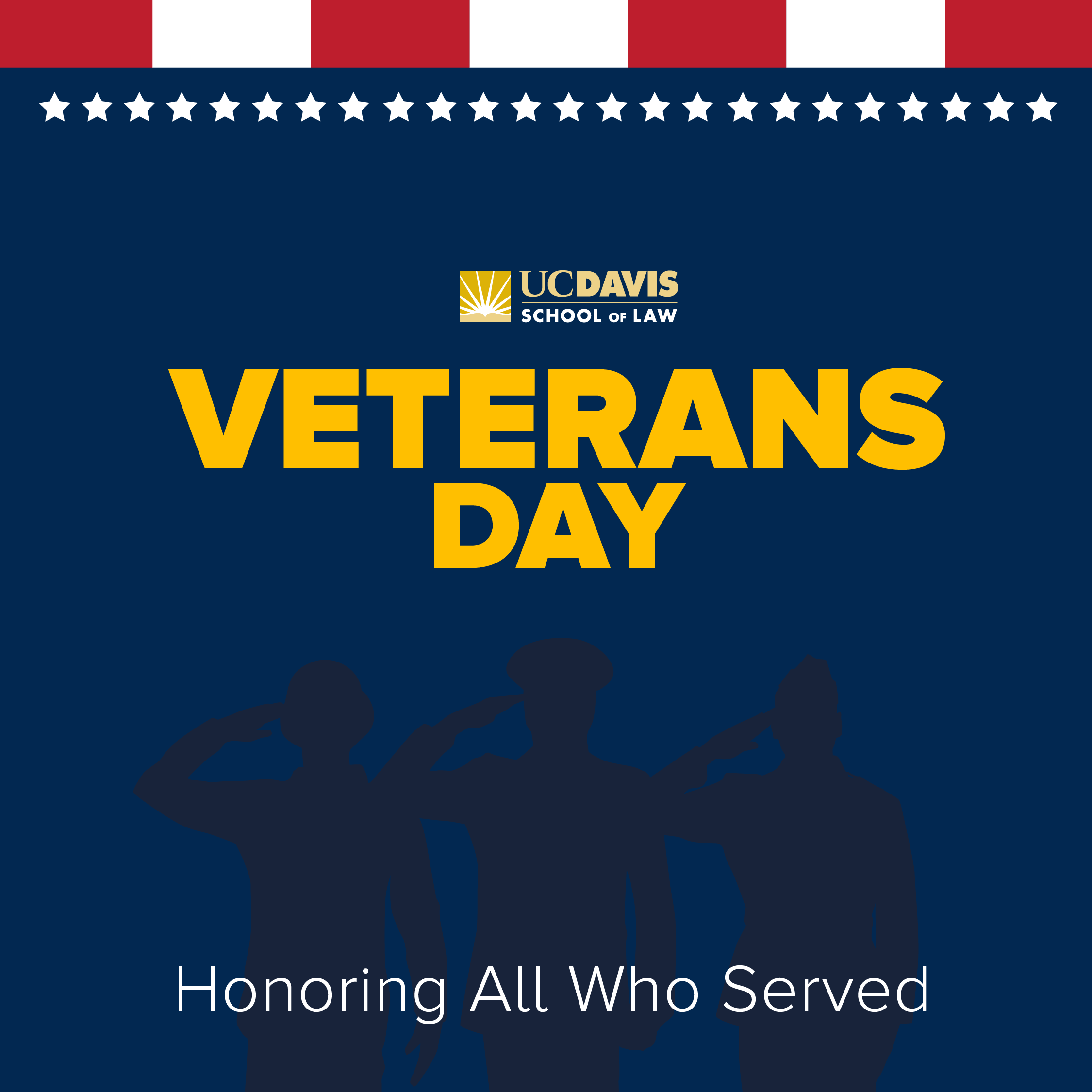 Honoring Our Veterans School of Law